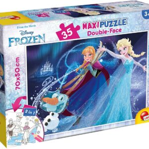 Puzzle de colorat maxi - Frozen (35 piese)
