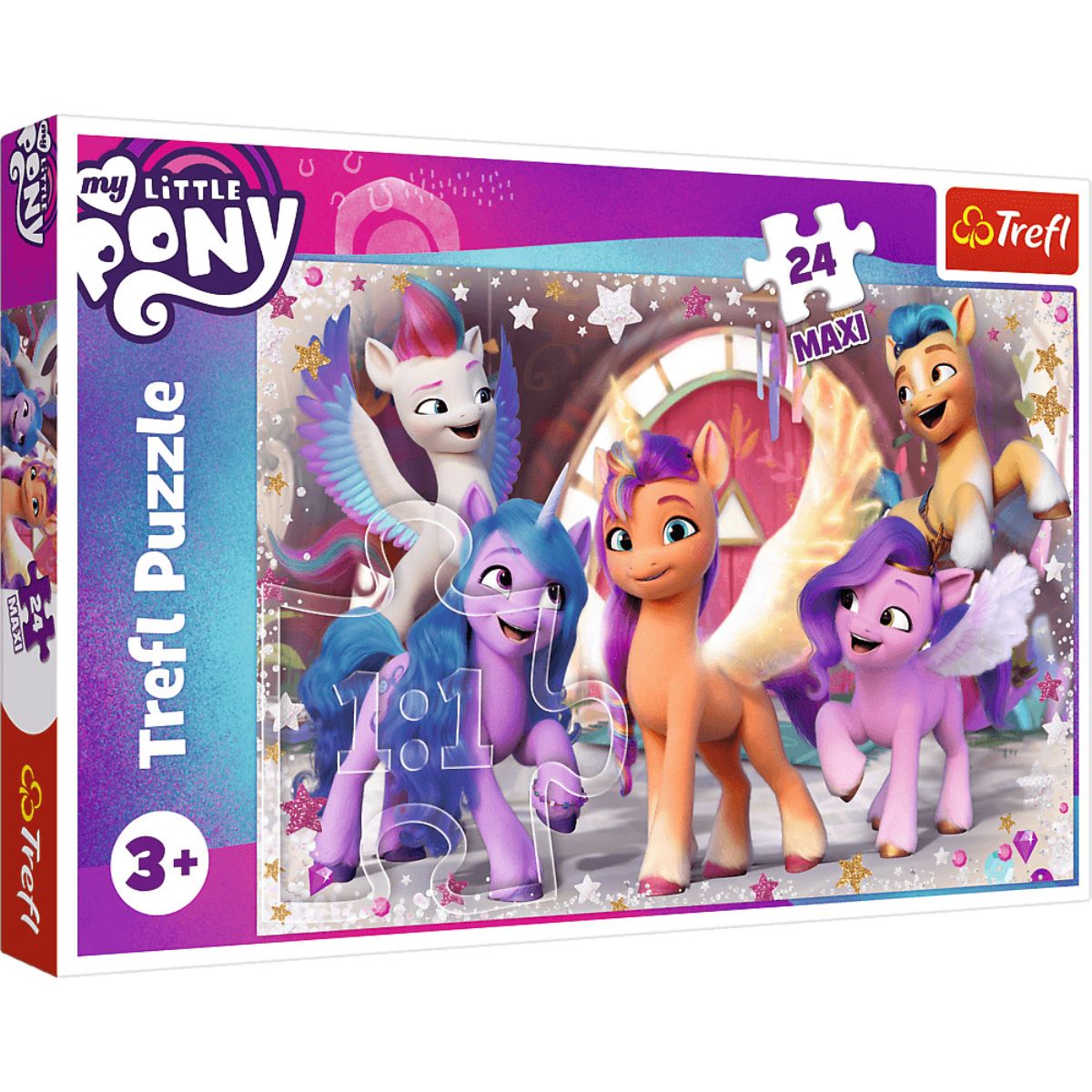 Puzzle Trefl Maxi 24 piese, Bucuria poneilor, My Little Pony 1 Puzzle Trefl Maxi 24 piese, Bucuria poneilor, My Little Pony