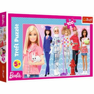 Puzzle Trefl 100 piese, Poti fi ce vrei, Barbie