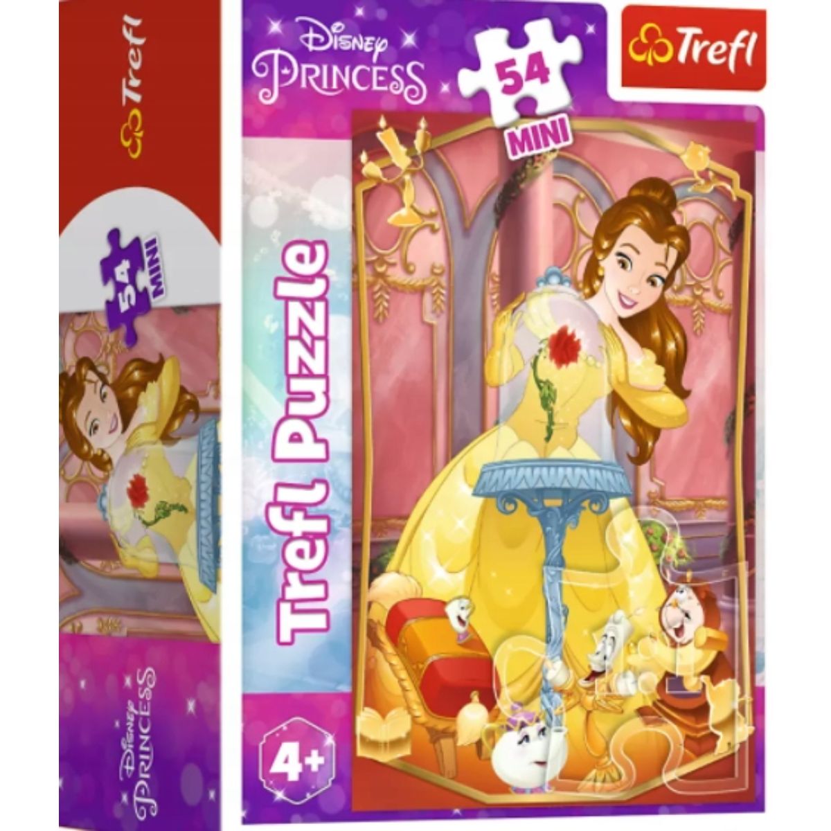 Puzzle Trefl Mini 54 piese, Frumoasa printesa, Disney Princess, 19719 1 Puzzle Trefl Mini 54 piese, Frumoasa printesa, Disney Princess, 19719