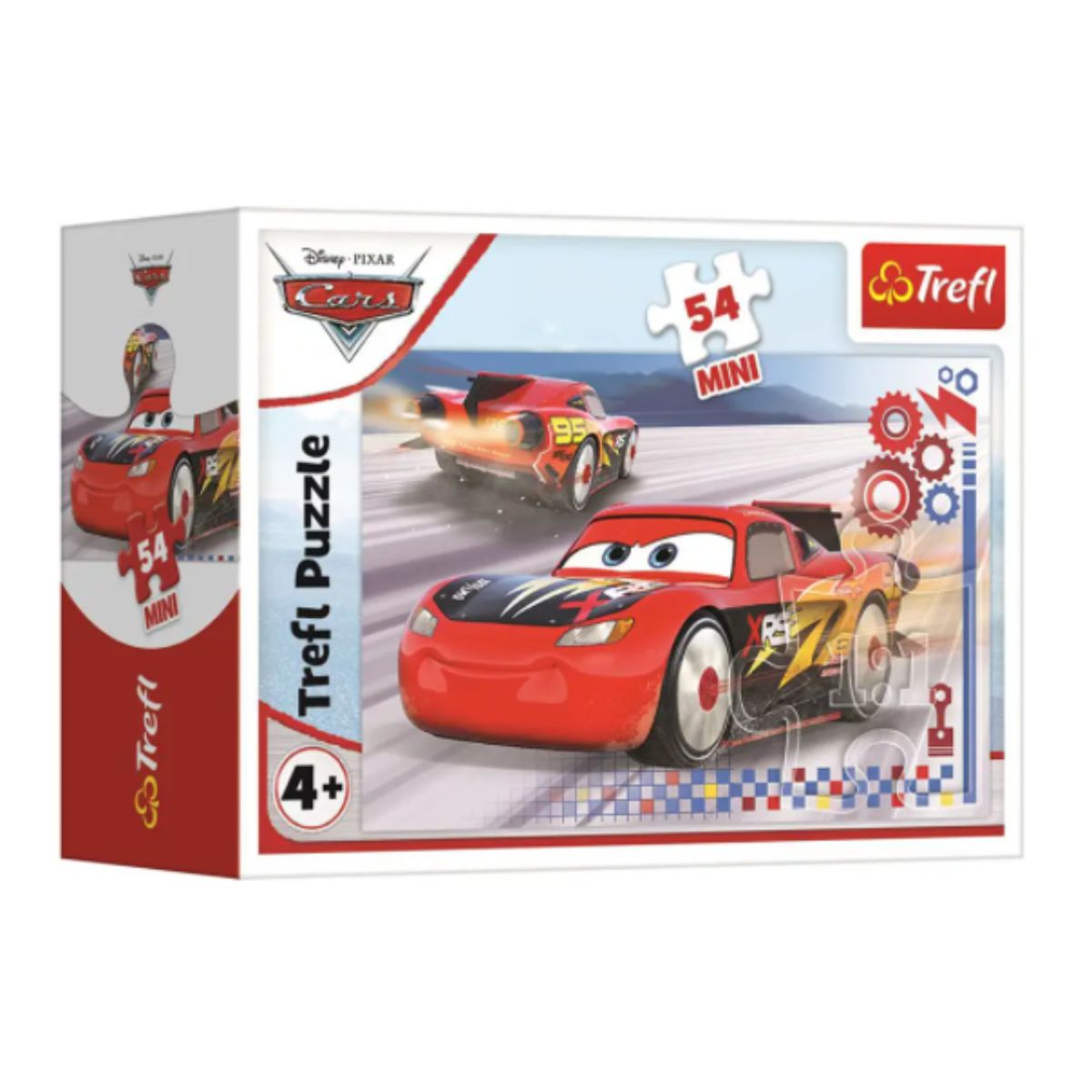 Puzzle Trefl Mini 54 piese, O cursa nebuna, Disney Cars 3, 19723 1 Puzzle Trefl Mini 54 piese, O cursa nebuna, Disney Cars 3, 19723