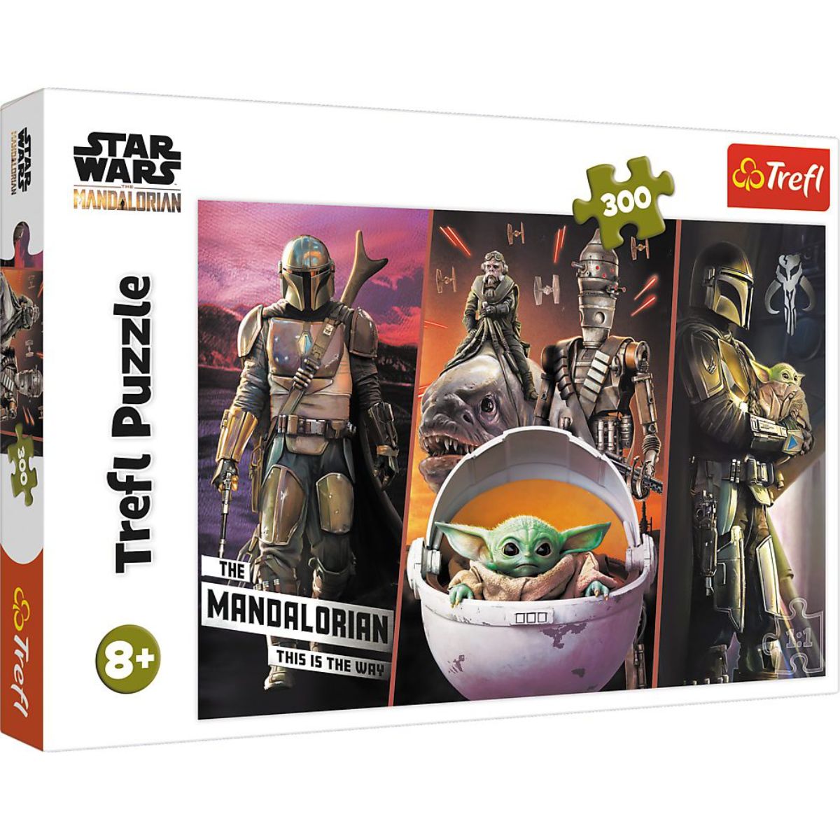 Puzzle Trefl 300 piese, Misteriosul Baby Yoda, Star Wars 1 Puzzle Trefl 300 piese, Misteriosul Baby Yoda, Star Wars