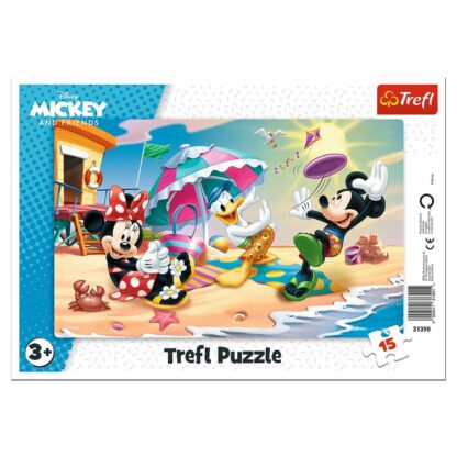 5900511313901 tf31390 001w puzzle trefl 15 piese in rama distractdisney mickey mouse