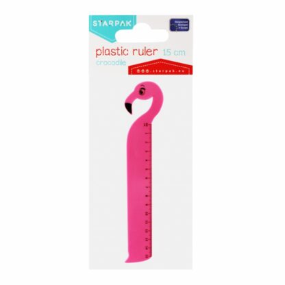 5908275165958 rigla 15 cm starpak flamingo 1