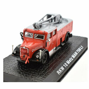 Macheta de colectie, masina de pompieri, RKW 10 Metz MAN 758 L1, rosu, scara 1:72
