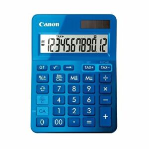 Calculator de birou Canon LS123KBL, 12 digiti, albastru