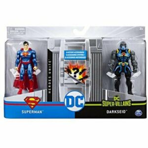 Set 2 figurine articulate Superman si Darkseid cu 6 accesorii