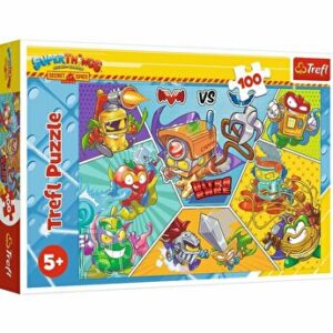 Puzzle Trefl Spioni secreti in actiune, 100 piese