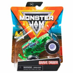 Masinuta Monster Jam, Scara 1:64, Grave Digger, 20130585