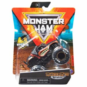Masinuta Monster Jam, Scara 1:64, Monster Mutt Rottweiler, 20130586