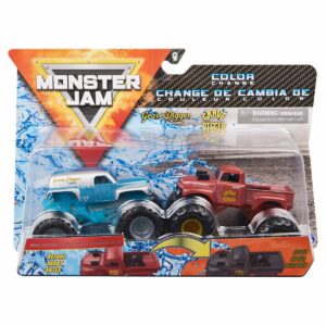 Set 2 masini Monster Jam, Scara 1:64, Grave Digger The Legend si Grave Digger
