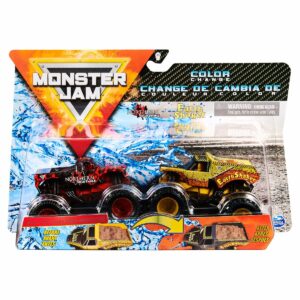 Set 2 masini Monster Jam, Scara 1:64, Northern Nightmare si Earth Shaker