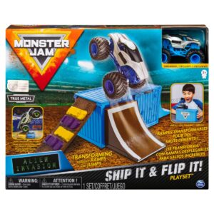 Set masinuta Monster Jam, Alien Invasaion, Shit it and Flip it, 20106780