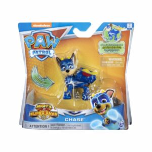 Figurina Paw Patrol Mighty Pups Super Paws, Chase 20114286