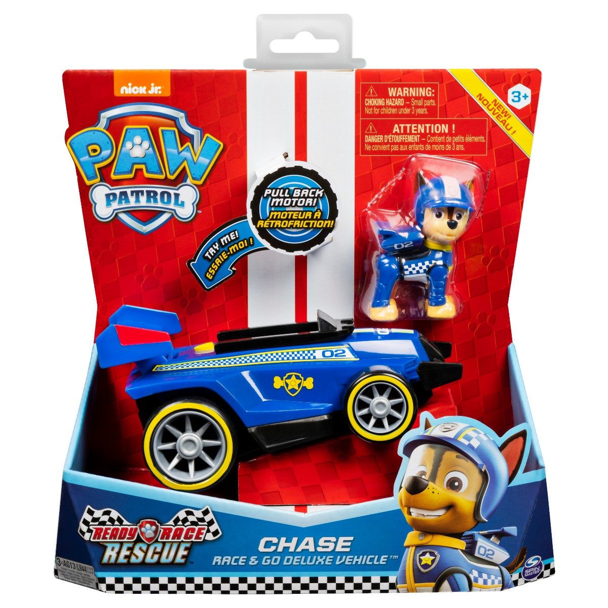 Masinuta cu figurina Paw Patrol Ready Race, Chase 20119526