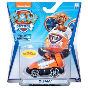Masinuta cu figurina Paw Patrol True Metal, Zuma 20127218