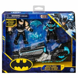 Set 2 figurine Batman cu motocicleta, Moto-Tank, Batman vs Bane