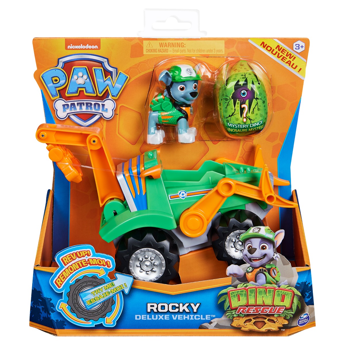 Figurina si vehicul Paw Patrol Dino Rescue, Rocky 20126722