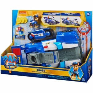 Jucarie interactiva, Paw Patrol, masina de politie cu motocicleta