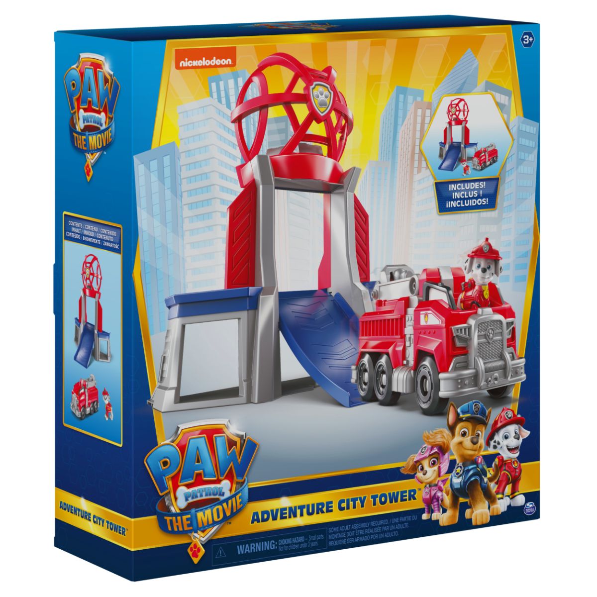 Jucarie interactiva, Paw Patrol, turn de control cu masina de pompieri 1 Jucarie interactiva, Paw Patrol, turn de control cu masina de pompieri