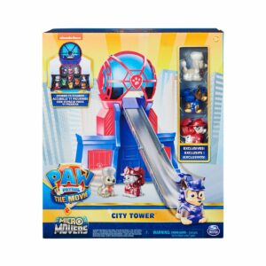 Set de joaca, Paw Patrol, turnul de comanda cu micro figurine