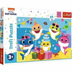 Puzzle Trefl Maxi - Happy Baby Shark, 24 piese