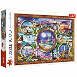 Puzzle Trefl faruri pline de culoare, 1000 piese