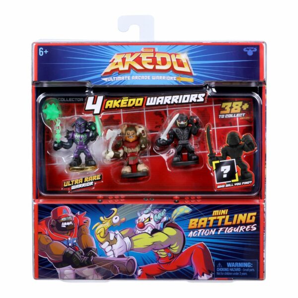 Set 4 figurine Akedo, Fght Pack, S1 W1, 14251