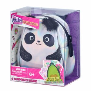 Mini ghiozdanel cu 6 surprize, Real Littles, Themed, S3, Alb