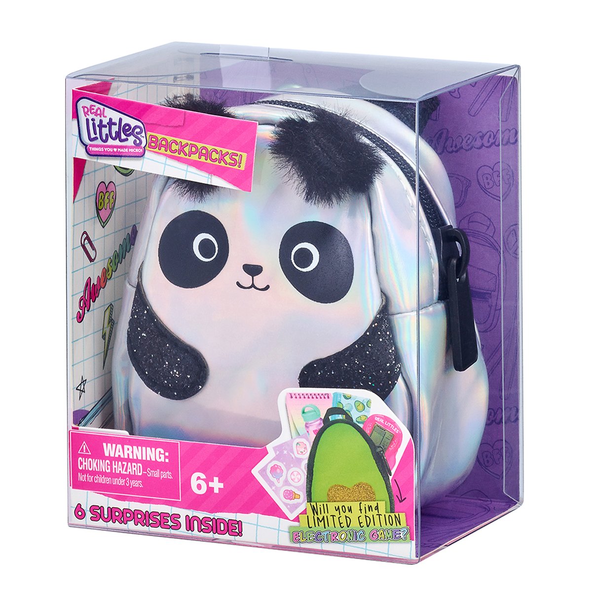 Mini ghiozdanel cu 6 surprize, Real Littles, Themed, S3, Alb 1 Mini ghiozdanel cu 6 surprize, Real Littles, Themed, S3, Alb