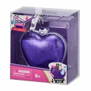 Mini ghiozdanel cu 4 surprize, Real Littles, S4, Mov