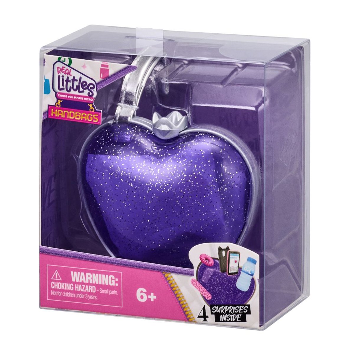 Mini ghiozdanel cu 4 surprize, Real Littles, S4, Mov 1 Mini ghiozdanel cu 4 surprize, Real Littles, S4, Mov