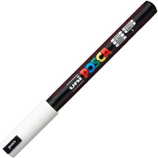 Marker - Posca PC-1MR - White | Uni-Ball - imagine 2