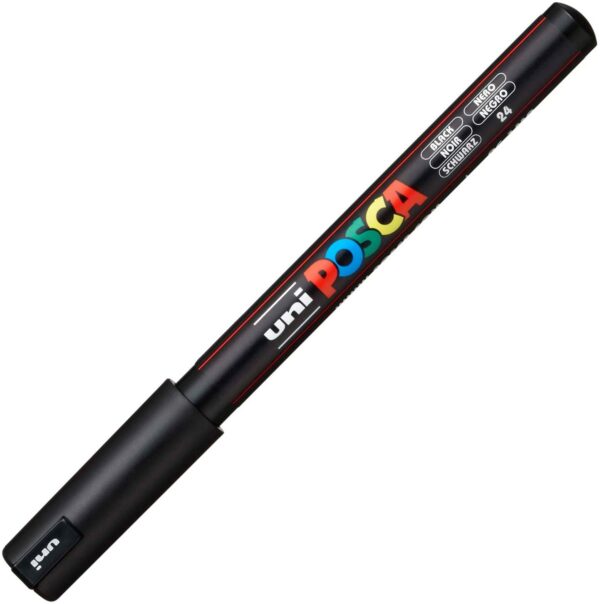 Marker - Posca PC-1MR - Black | Uni-Ball - imagine 2