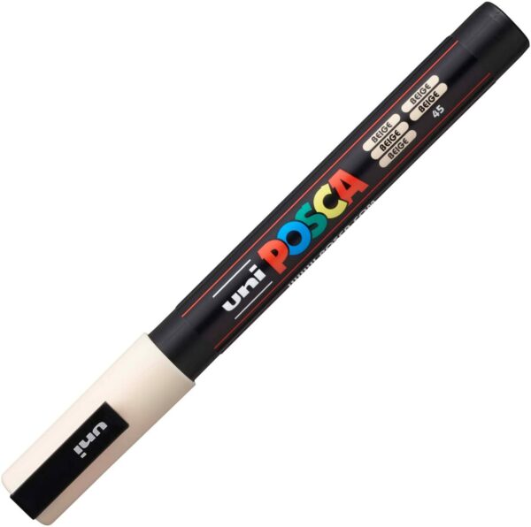 Marker - Posca PC-3M - Beige | Uni-Ball - imagine 4