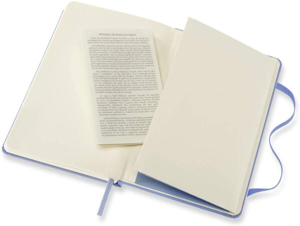 Carnet Moleskine - Classic Ruled Pocket Notebook Soft - Hydrangea Blue | Moleskine - imagine 3
