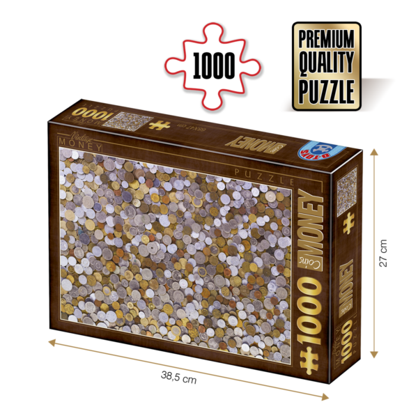 Puzzle adulti 1000 piese Vintage Posters - Coins