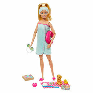 Set de joaca Barbie cu accesorii wellness