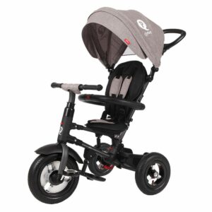 Tricicleta Qplay, DHS Baby Coccolle, Rito Rubber, Gri
