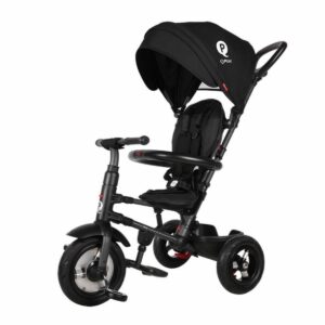 Tricicleta Qplay, DHS Baby Coccolle, Rito Rubber, Negru