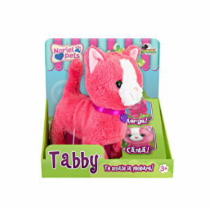 Jucarie interactiva plus Tabby, Pisicuta roz