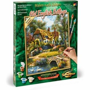 Kit pictura pe numere Schipper - Casuta veche englezeasca