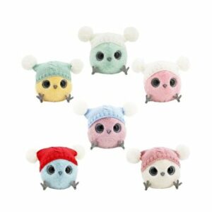 Jucarie de plus Orange Toys - Whozie in double pompon hat