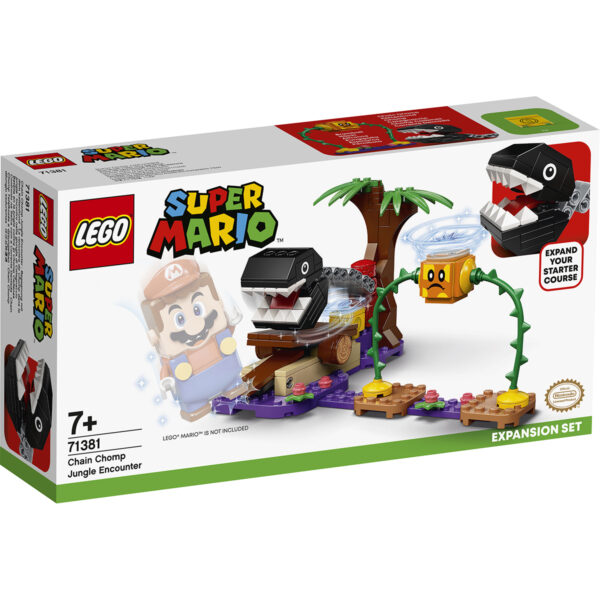 LEGO? Super Mario - Set de extindere Intalnirea din jungla a lui Chain Chomp (71381)