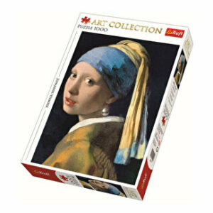 Puzzle Trefl fata cu cercel cu perla, 1000 piese