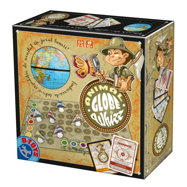 Globe Whizz Animale - Joc de societate educativ