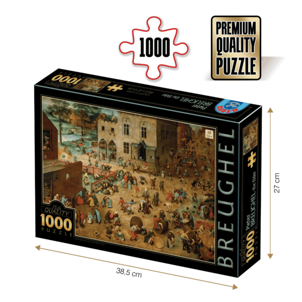 Puzzle Pieter Bruegel cel Batran - Puzzle adulti 1000 piese - Childrens Games/Jocuri de copii