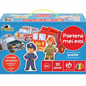 Puzzle Prietenii mei eroi, 22 piese