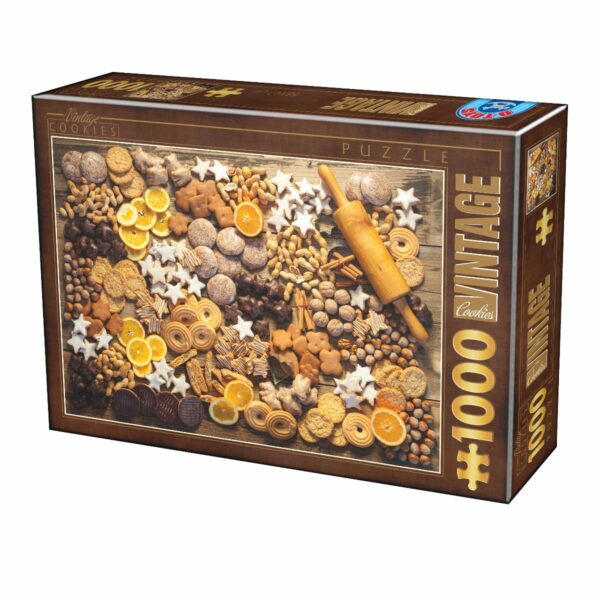Puzzle Christmas Cookies - Vintage - Puzzle adulti 1000 piese