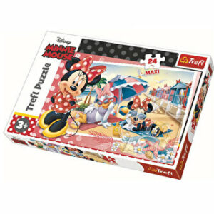 Puzzle Trefl Maxi Minnie in vacanta, 24 piese